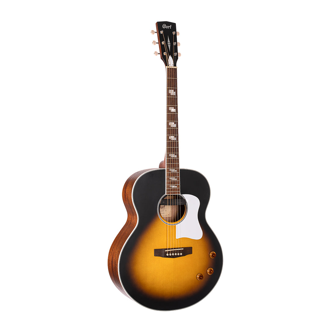 Cort CJ Retro Acoustic Guitar (Yellow)